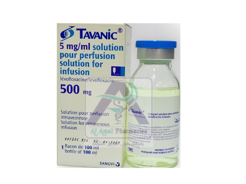 TAVANIC 500MG/100ML VIAL FOR I.V. INF