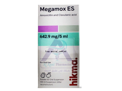 Megamox ES 642.9MG/5ML SUSP 100ML