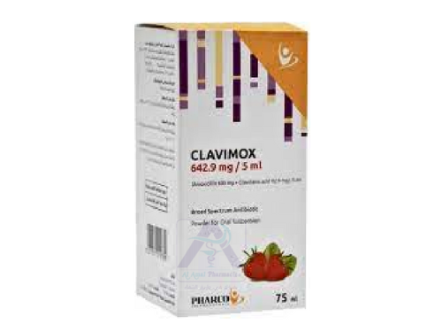 Clavimox 642.9MG/5ML SUSP 75ML