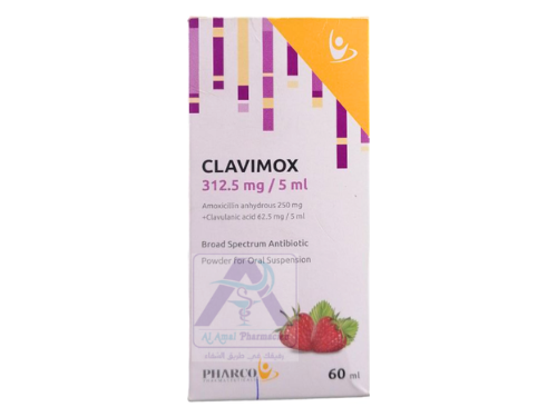 Clavimox 312.5MG/5ML PD FOR ORAL SUSP 60ML