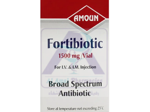 FORTIBIOTIC 1500 MG I.M I.V 1 VIAL