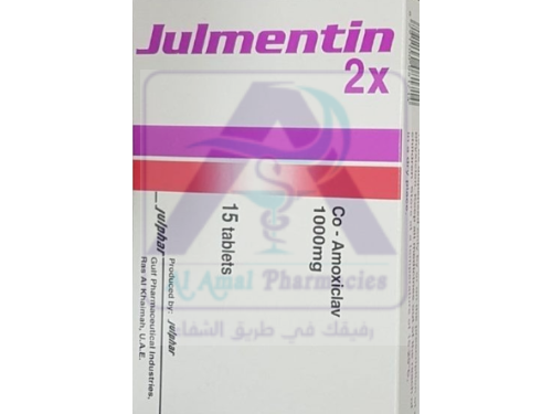 JULMENTIN 2X 1000 MG 15 TAB