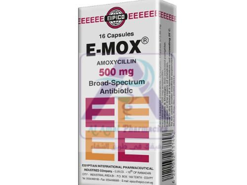 E - MOX  500MG  16CAP
