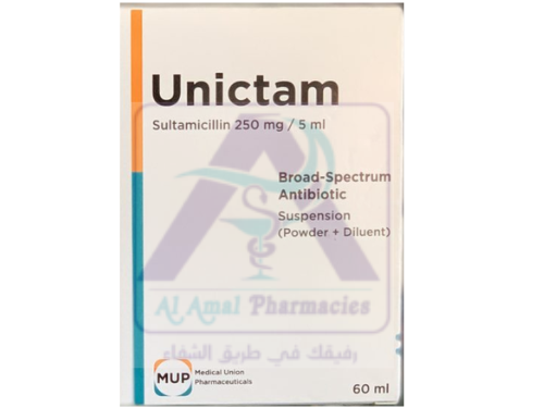 UNICTAM  250MG/5ML  SUSP 60ML