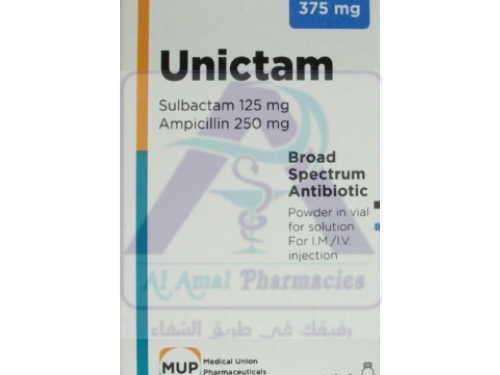 UNICTAM  375 MG  I.M  I.V 1 VIAL