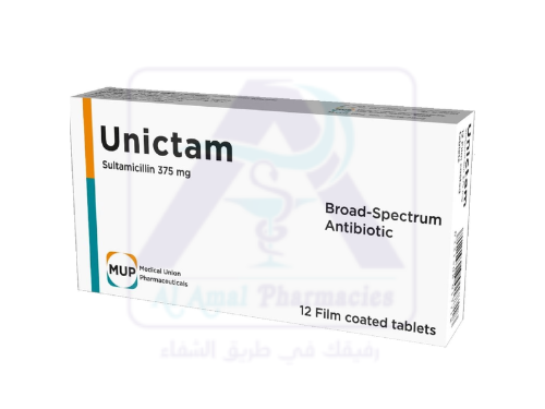 UNICTAM   375MG   12TAB