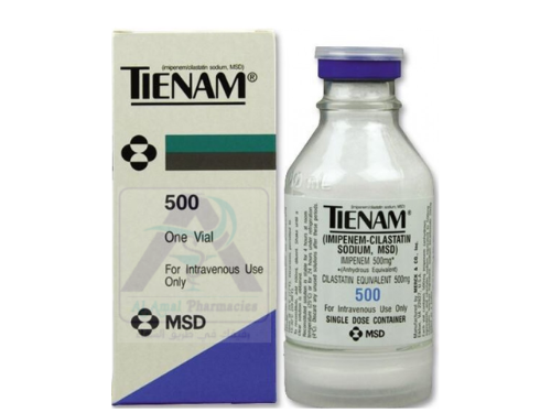 TIENAM  500  MG  - I V -  VIAL