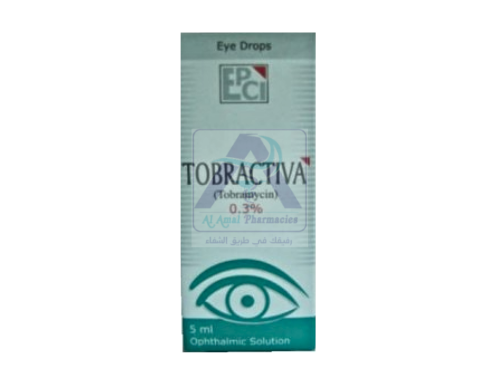 TOBRACTIVA  0.3  E . DROPS  5  ML