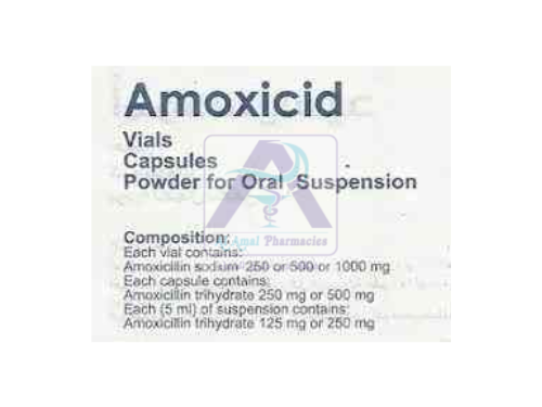 AMOXICID  250  MG  12  CAPS