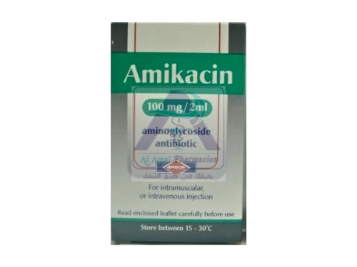 AMIKACIN  100 MG  1  VIAL 2  ML