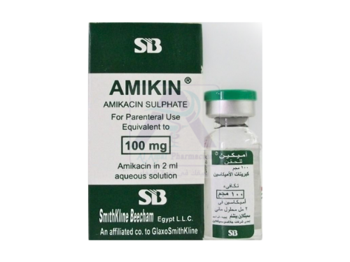 AMIKIN  100 MG  1  VIAL 2  ML