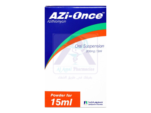 AZI-ONCE 200 MG 5ML  SUSP 15 ML