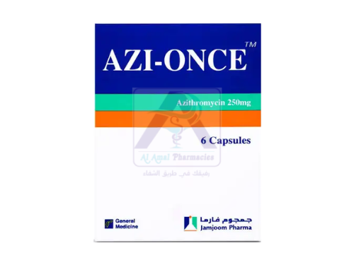AZI-ONCE 250 MG 6  TAB