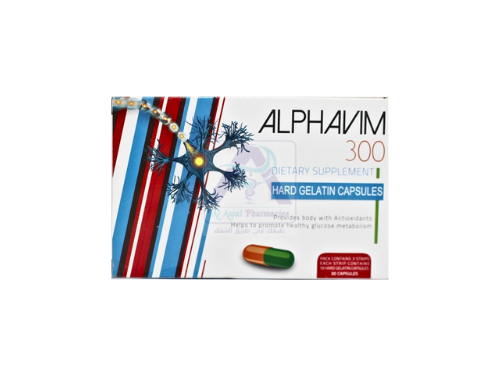 ALPHAVIM 300MG 20CAP