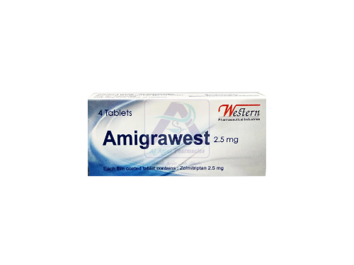 AMIGRAWEST 2.5MG 4TAB