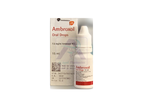 AMBROXOL 7.5MG / 1ML ORAL DROPS 15ML