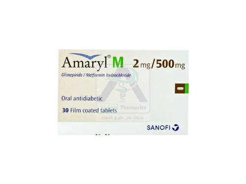 AMARYL - M 2MG/500MG 30TAB