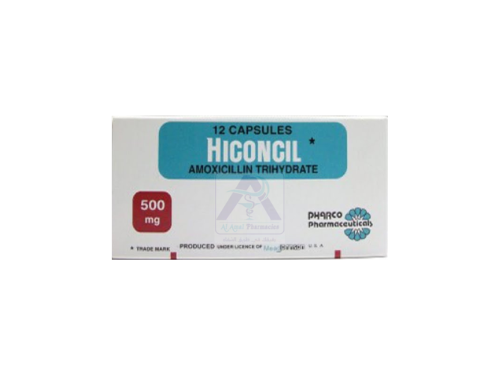 HICONCIL    500MG    12CAP