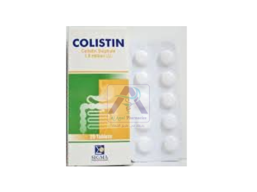 COLISTIN TAB. 1.5 MILLION IU 20 TAB
