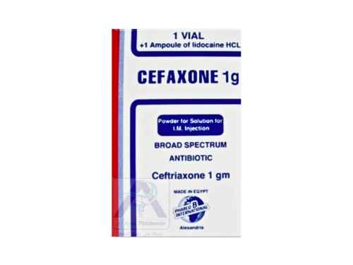 CEFAXONE   1GM   I.M   1-VAL