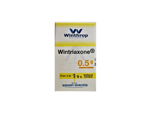 WINTRIAXONE 0.5 GM AMP (IM) (INFANT CHILD)